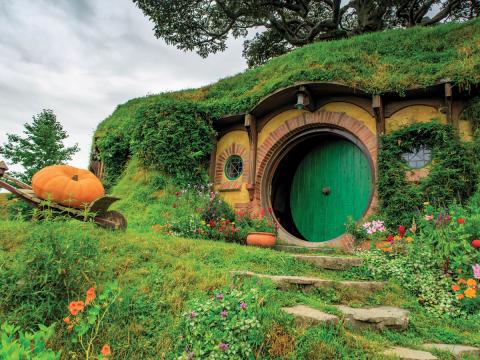 hobbit hole in the Shire