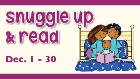 Snuggle Up and Read image with family reading together