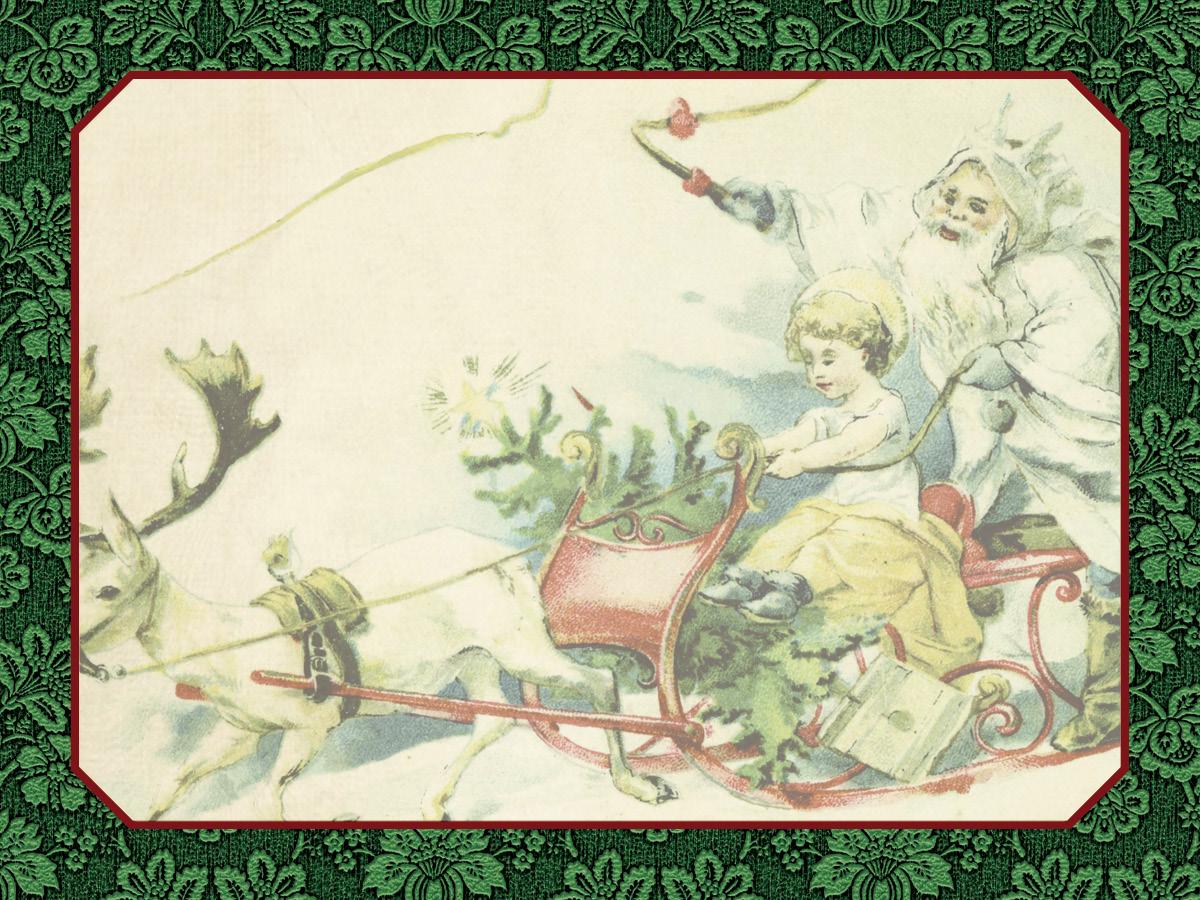 Image of vintage Christmas scene